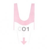 Köbiljett Turn-O-Matic D900 T90 rosa 4000 st / förpackning