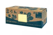 Notisar Info Notes Recycled 100% gul 75x75mm 12 st / förpackning