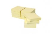 Notisar Info Notes Recycled 100% gul 50x40mm 12 st / förpackning