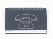 Telefonbok A-Ö svart 175x105mm 1 st / förpackning