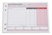 Bokföringsorder A5L 1 st / förpackning