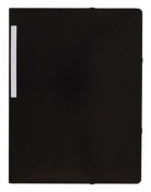 Snoddmapp kartong 3-klaff svart A3 1 st / förpackning