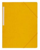 Snoddmapp kartong utan klaff gul A4 1 st / förpackning