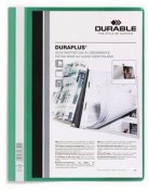 Offertmapp Durable DuraPlus med ficka grön A4 1 st / förpackning