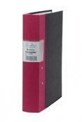 Gaffelpärm Premium Trärygg FSC rosa A4 60mm