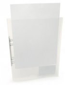 Ringpärm Cristaline 16mm mek med ficka transparent A4