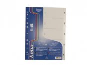 Pärmregister Keba Business plast 1-5 A4