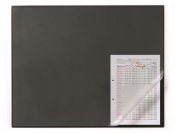 Skrivunderlägg Durable med kantskydd PVC svart 65x50cm