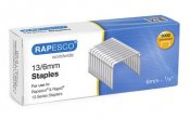 Häftklammer Rapesco 13/6 5000st/fp 5000 st / förpackning