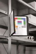 Panelsystem Durable Vägg 10 paneler svart A4