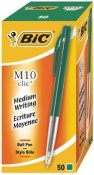 Kulspetspenna Bic Clic M10 grön