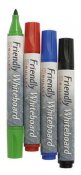 Whiteboardpenna Friendly konisk 4-pack 4 färger 4 st / förpackning