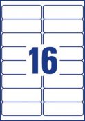Laseretikett Avery L7562 transparent 99,1x33,9mm 400 st / förpackning