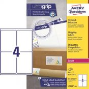 Laseretikett Avery L7169 99,1x139mm 400 st / förpackning