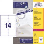 Laseretikett Avery L7163 QuickPEEL 99,1x38,1mm 1400 st / förpackning