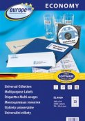 Universaletikett ELA009 70x25,4 mm vit A4 3300 st / förpackning