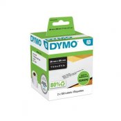 Etikett Dymo Labelwriter adress vit 89x28mm 260 / FP