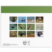 Väggkalender Burde 1738 Jaktkalender 2025