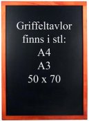 Griffeltavla Blackboard A4