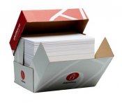Kopieringspapper Hålat Expressbox vitt A4 80g 2500 st / förpackning
