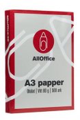 Kopieringspapper AllOffice Ohålat vitt A3 80g 500 st / förpackning