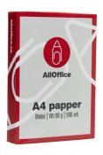 Kopieringspapper AllOffice Ohålat vitt A4 80g 500 st / förpackning