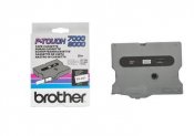 Märkband Brother 12mm Tx231 svart/vit 15m