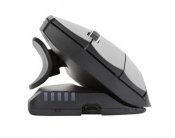 Ergonomisk mus RollerMouse Unimouse trådlös vänsterhänt svart