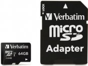 Minneskort Verbatim microSDHC 64gb