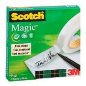 Dokumenttejp Scotch Magic 810 19mm x 66m 1 st / förpackning
