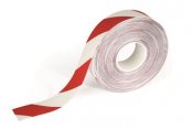 Varningstejp för golv Durable röd/vit 50x30x0,7 mm 1 st / förpackning
