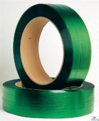 Maskinband PET 1260 hylsa 406mm grön 12,5 x 0,6mm x 2500m