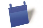 Plastficka med fästband Durable blå A5L 50 st / förpackning