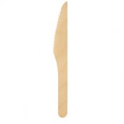 Engångsbestick Duni kniv petit vaxat trä 16,5cm 100 /FP