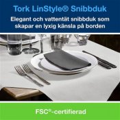 Duk Tork Linstyle Vit 80x80cm 20 /FP