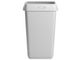 Papperskorg KATRIN 25L med lock vit