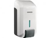 Dispenser STAPLES Tvål 700ml vit
