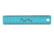 Linjal HELIX Flexible plast 15 cm