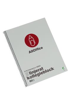 Kollegieblock linjerat hålat A4 70g
