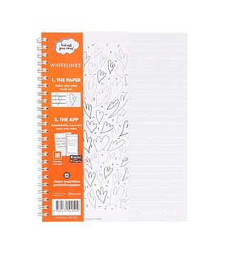 Kollegieblock WhiteLines 60 blad Linjerat 80 g FSC A5