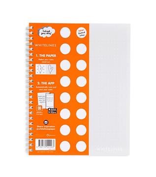 Kollegieblock WhiteLines 60 blad Dotes 80 g FSC A5