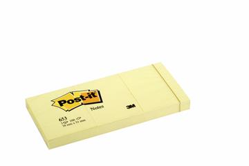 Notisar Post-it 653 gul 38x51mm 3-pack 3 st / förpackning
