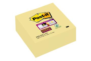 Notiskub Post-it Super Sticky Canary Yellow 76x76mm 350 blad