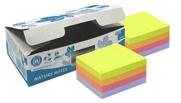 Notiskub Info Notes 100% Rec 400 blad 4 färger 75x75mm 2 st / förpackning