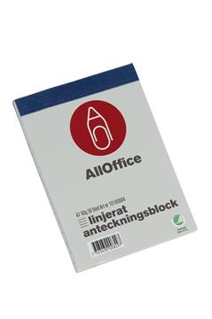 Telefonblock AllOffice linjerat A7 60g 1 st / förpackning