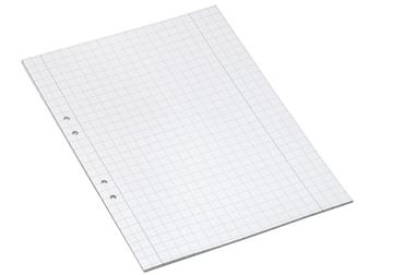 Arbetsblad rutat 10x10mm 70g A4 500 st / förpackning