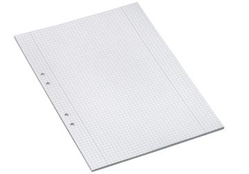 Provskrivningsblad rutat 5x5mm 70g A4 500 st / förpackning