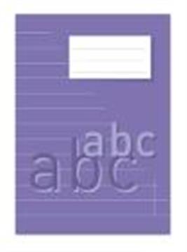 Skriv- & rithäfte linjerat 14,5mm/olinjerat 24 blad 70g lila A5 25 st / förpackning