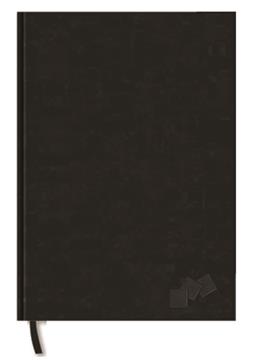 Skrivbok Reporter A4 80g 96 sidor svart