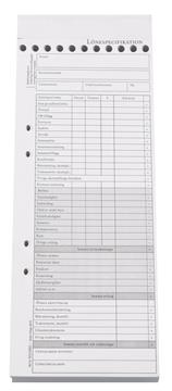 Blankett Lönespecifikation 105x260mm 100 st / förpackning